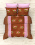 COCO KING 100% COTTON 160 TC KINGSIZE BEDSHEET WITH 2 PILLOW COVERS-6B
